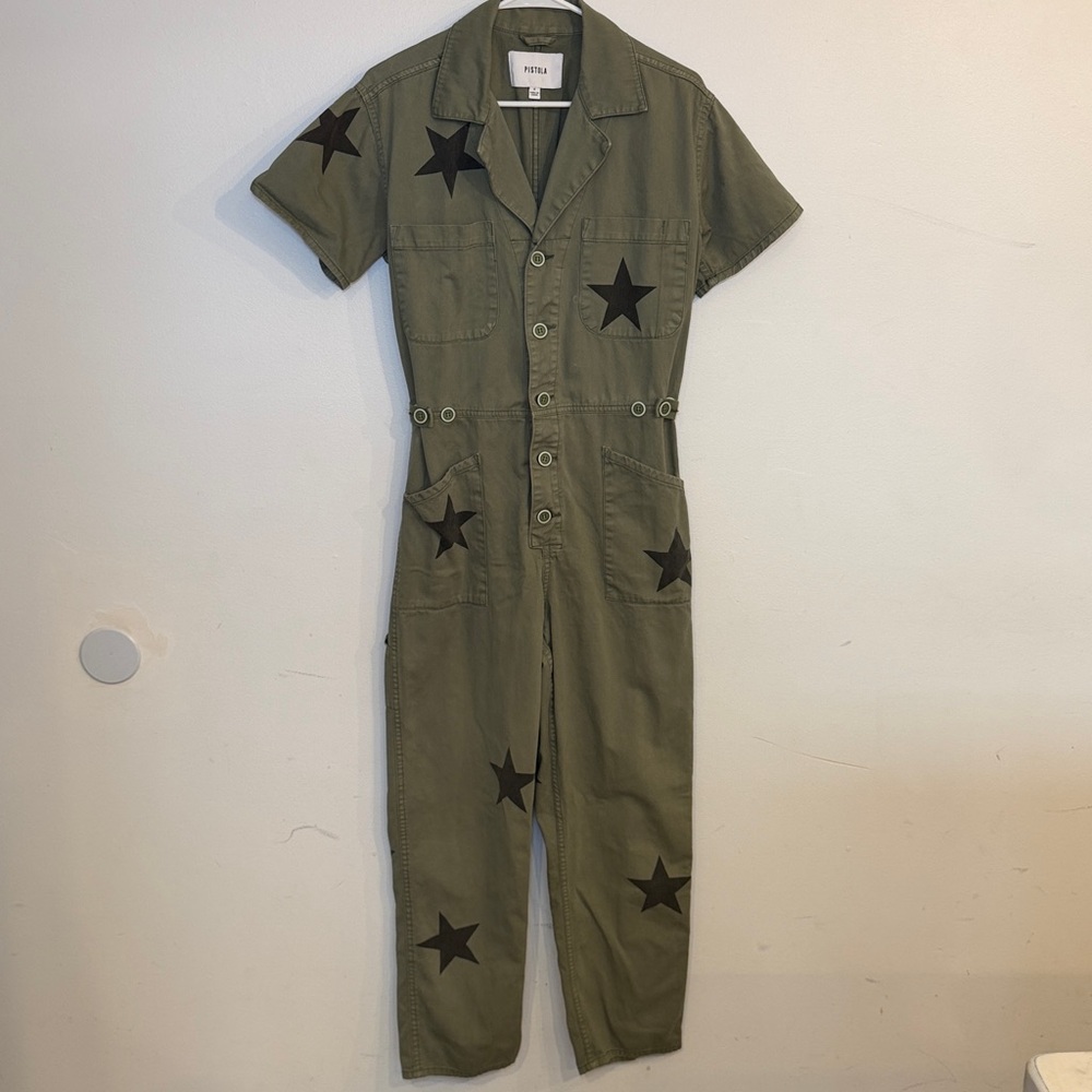 Pistola Grover Jumpsuit in Royal Honor Green Size Small - Picture 3 of 8